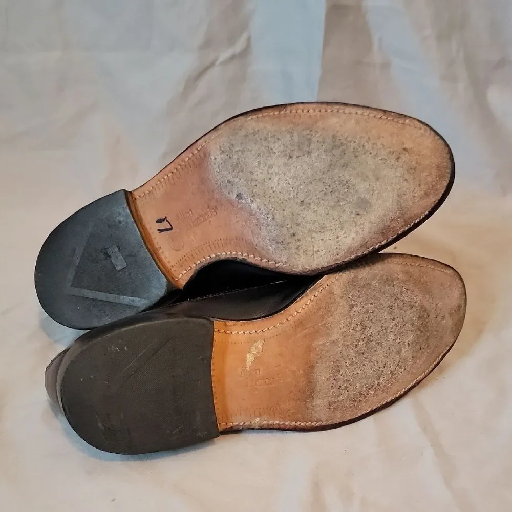Allen Edmonds Black Leather Loafers Slip-Ons